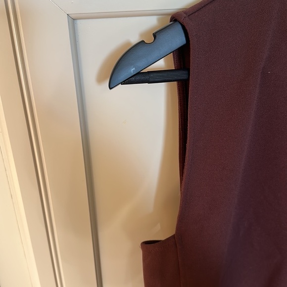 ZARA Sleeveless Mockneck 🍁 Size M Brown - Picture 5 of 6